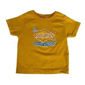 Goldfish Swim School Kids TShirt Yellow Rabbit Skins Size 2